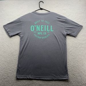 O'neill Graphic T-Shirt Mens Medium M‎ Modern Fit Chest Pocket Beach Surfer Fish